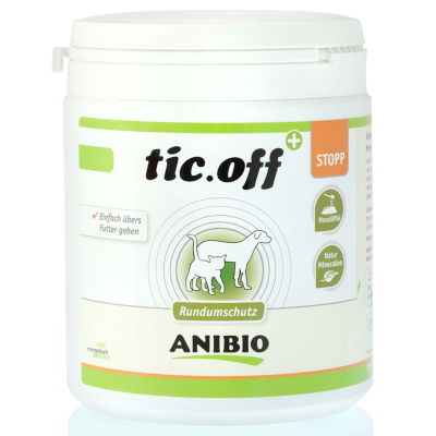 Anibio tic.off Rundumschutz für Hunde und Katzen 140g