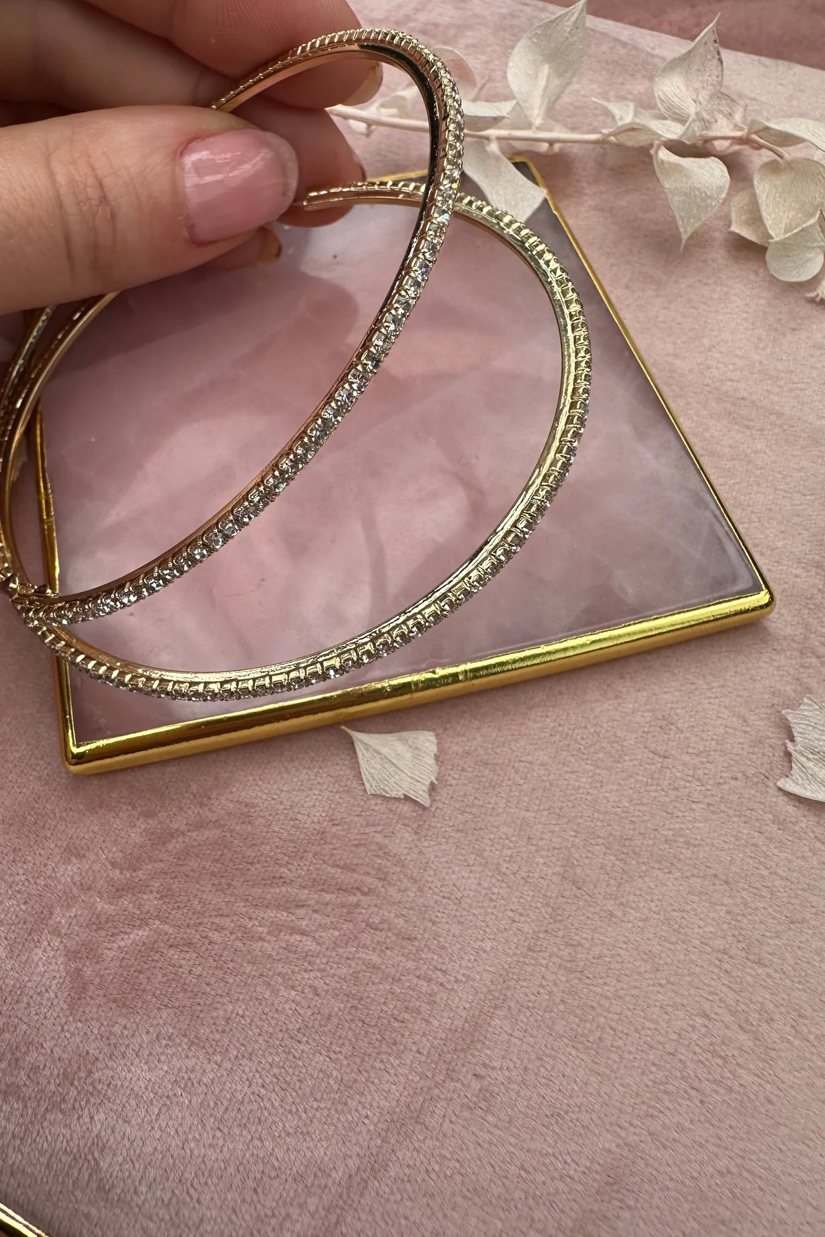 Mellow Moon Brass Earrings 25-018