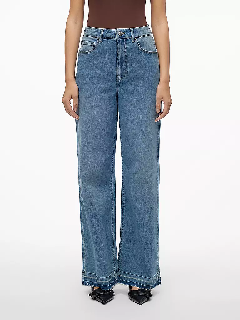 VERO MODA Jeans Wide Leg VMKATHY blau
