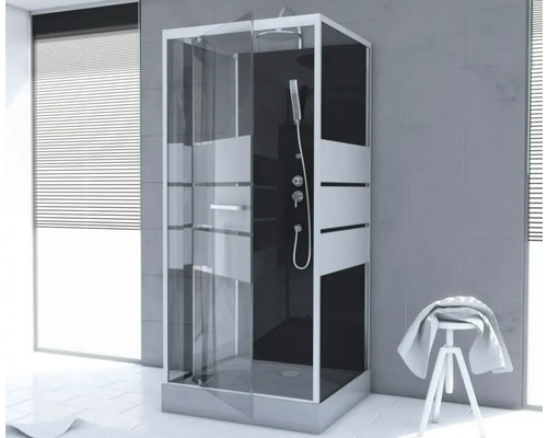 Complete douche Aurlane Study 90 x 90 x 225 cm mat zilver