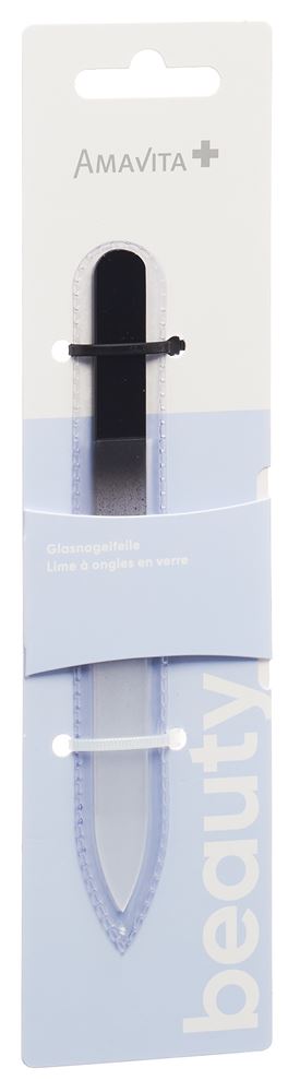 Amavita Beauty Glasnagelfeile 14cm schwarz 1 Stk