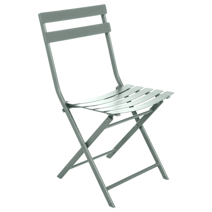 Ensemble table de jardin pliante rectangulaire + 4 chaises GREENSBORO Vert olive