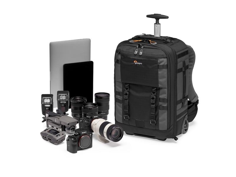 Lowepro Fotorucksack Pro Trekker RLX 450 AW II (GRL) Rucksack-Roller für Profifotografen zur Organisation der Ausrüstung in einem kompakten Handgepäckformat