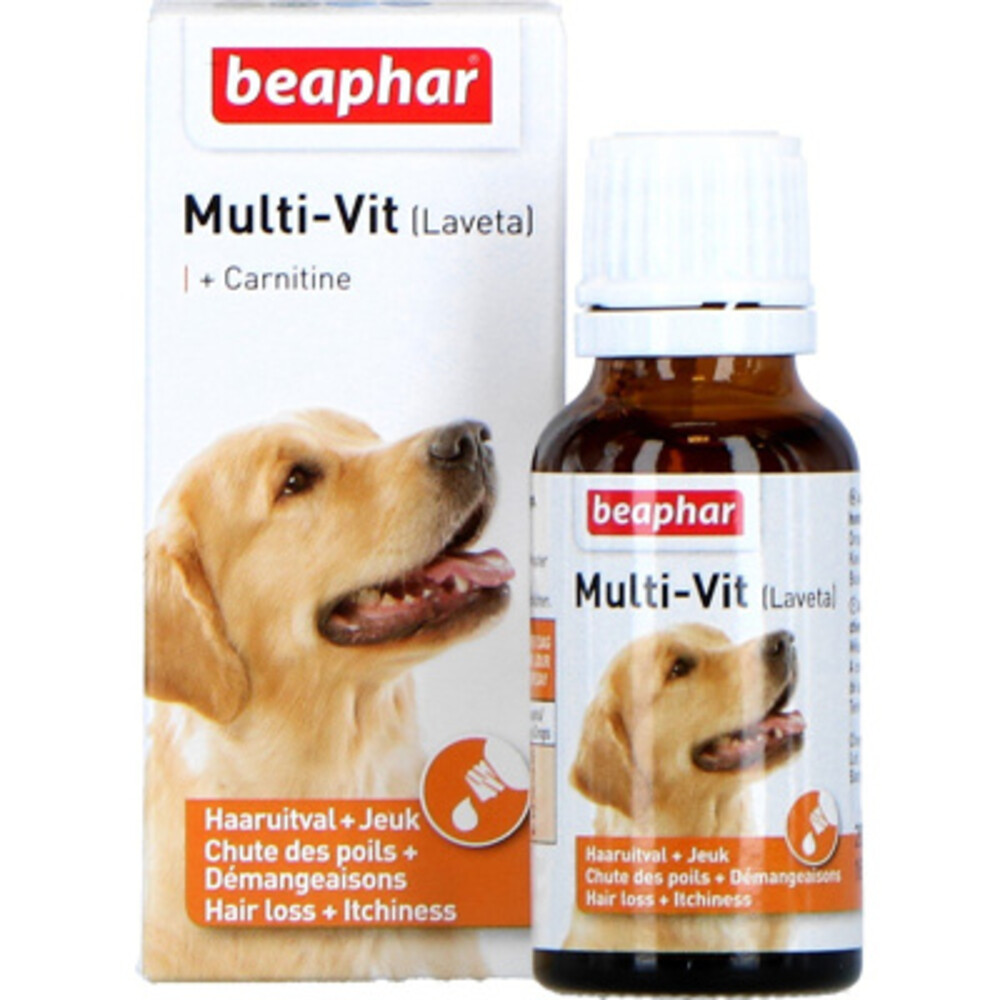 6x Beaphar Multi-Vit Laveta Hond20 ml