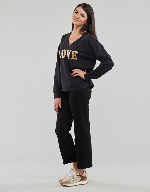 Vero Moda - VMCAROLA L/S SWEAT JRS BTQ - Noir