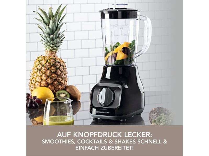 GOURMETmaxx Standmixer Schwarz Standmixer mit 350 Watt