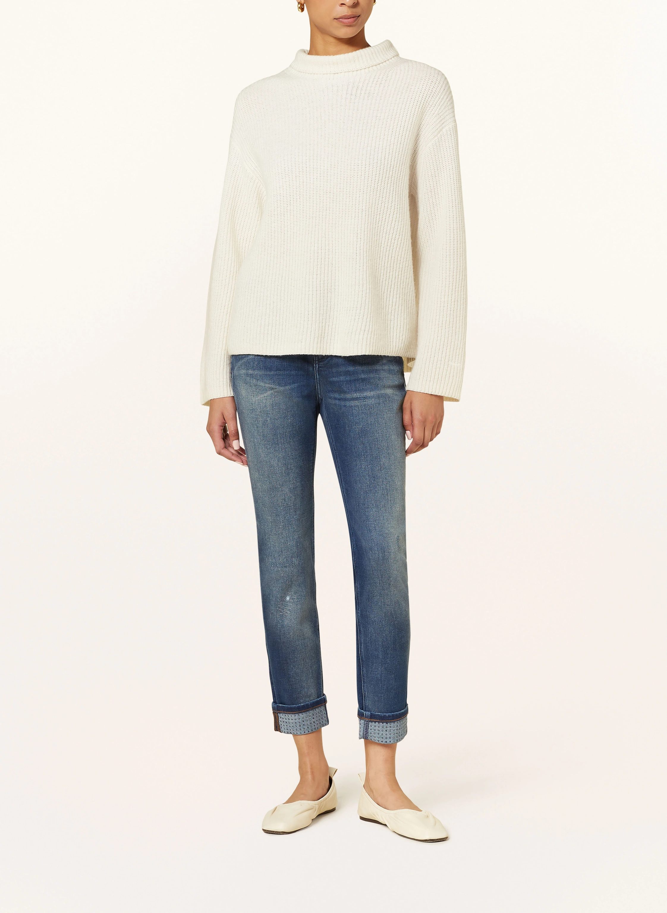 MAC Jeans RICH SLIM TURN UP GLAM mit Schmucksteinen