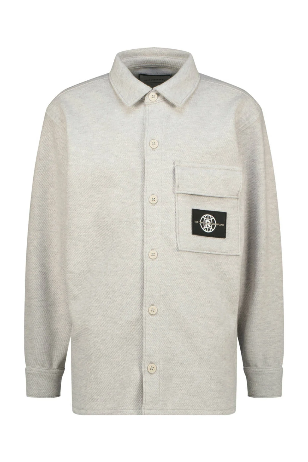 Raizzed overshirt lichtgrijs