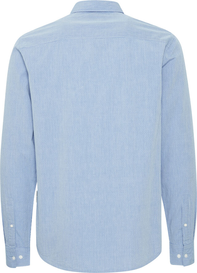 Casual Friday CFANTON LS dobby striped shirt Placid blue