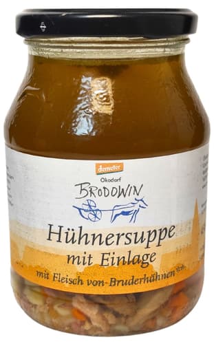 Ökodorf Brodowin DEMETER Hühnersuppe mit Einlage