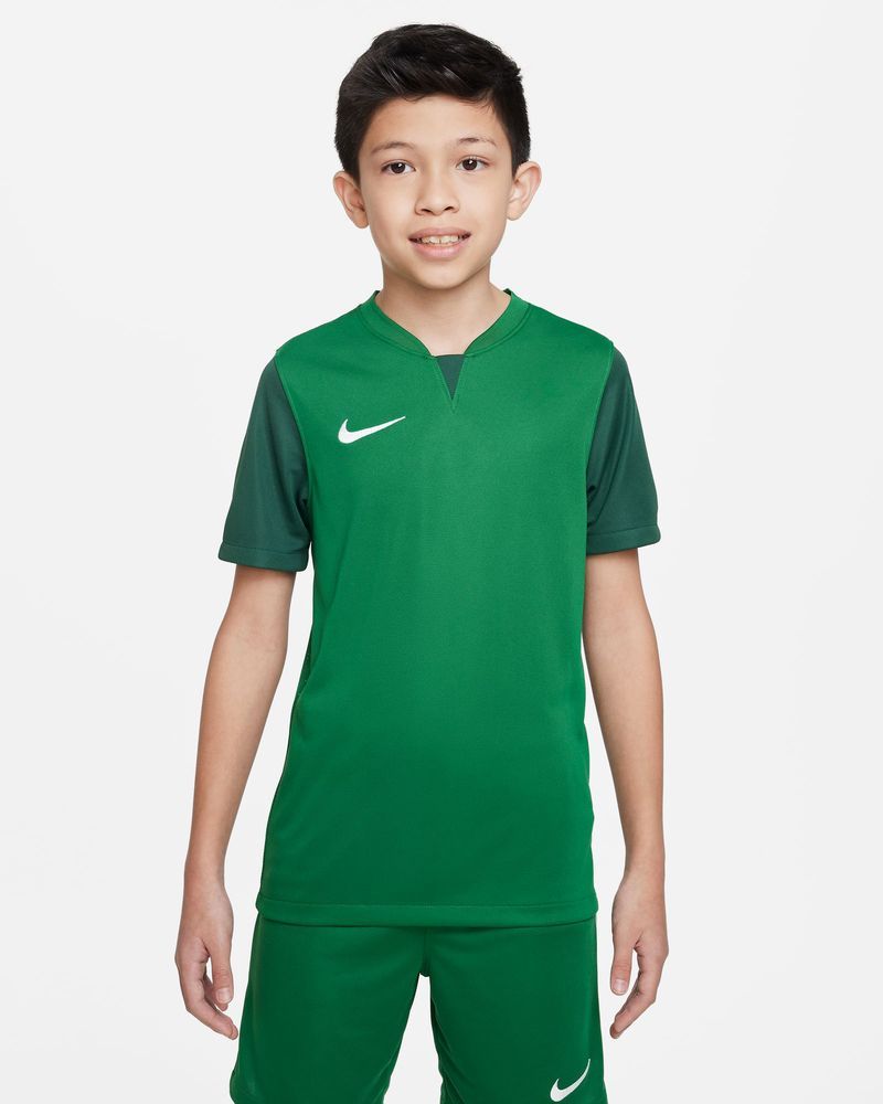 Maillot de football Nike Trophy V Vert pour enfant