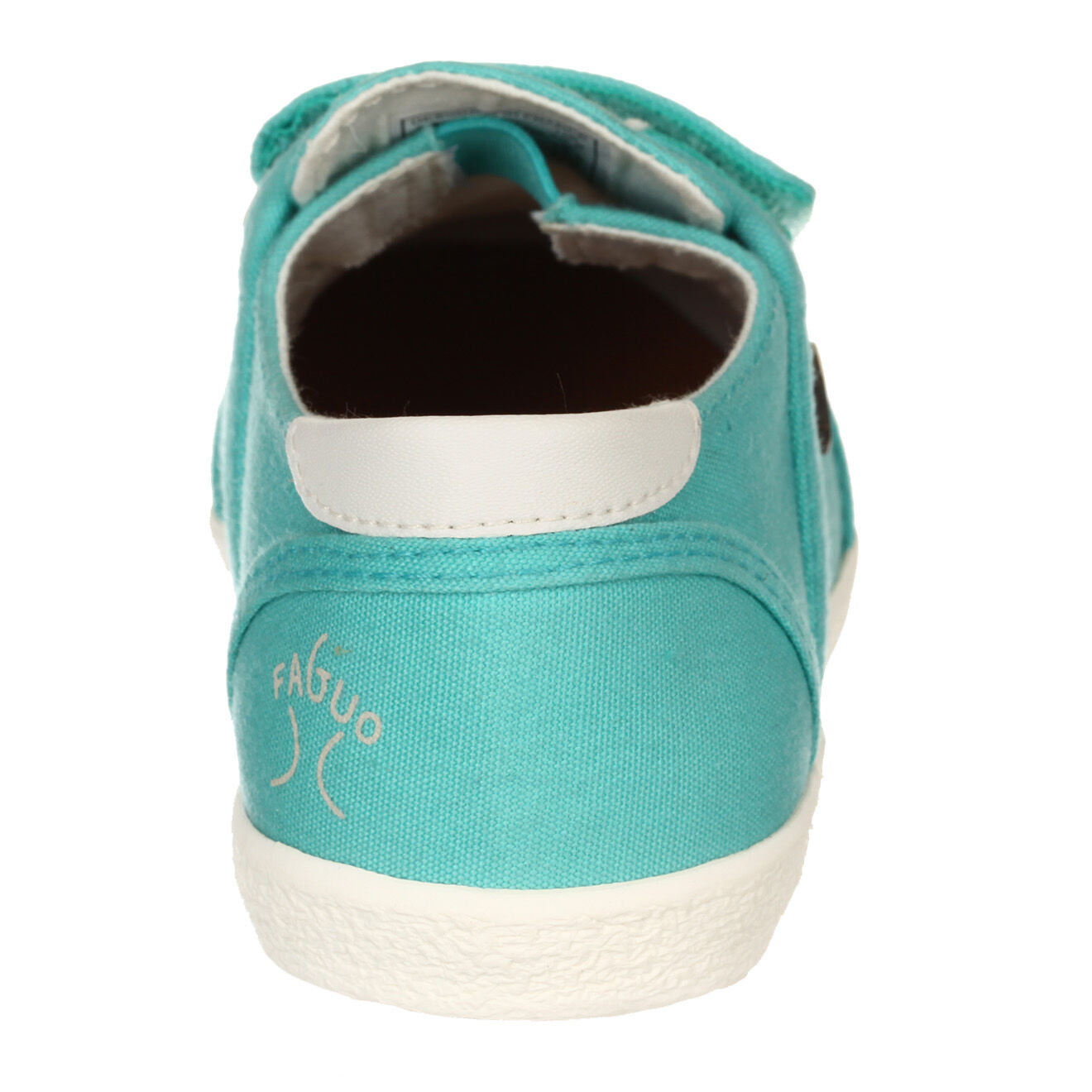 Faguo Baskets Cypress à scratch turquoise