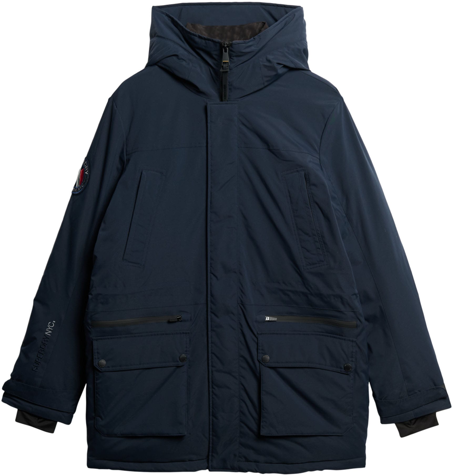 Superdry Steppjacke »City Padded Parka Jacket« mit Kapuze