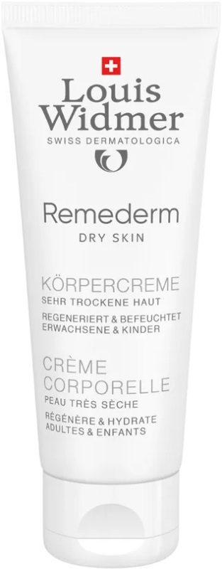 Louis Widmer Remederm Lichaamscrème Tube Geparfumeerd 75ml