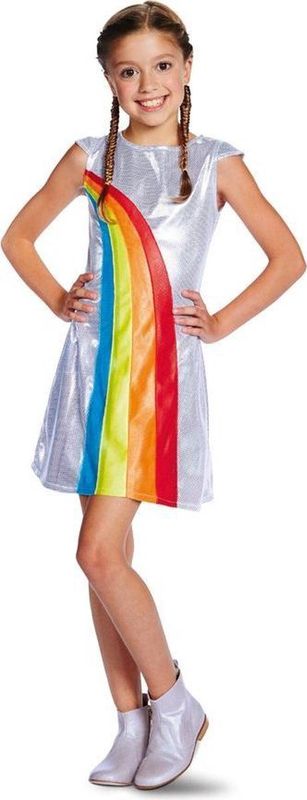 K3 jurkje Regenboog 9-11 jaar - Verkleedjurk