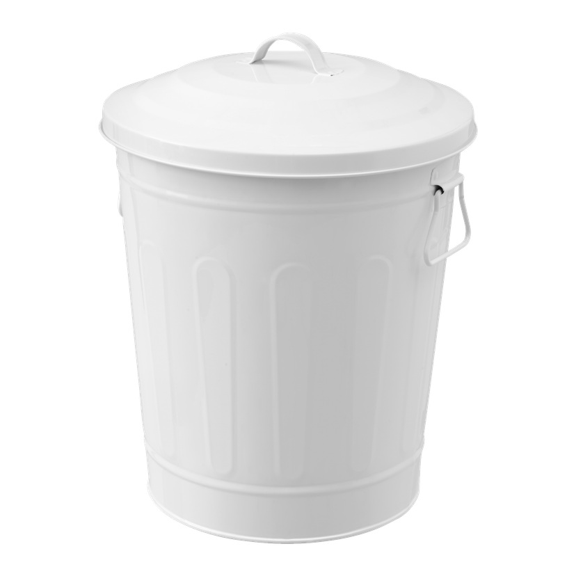 Tønne med lokk 17 l 40xØ30 cm