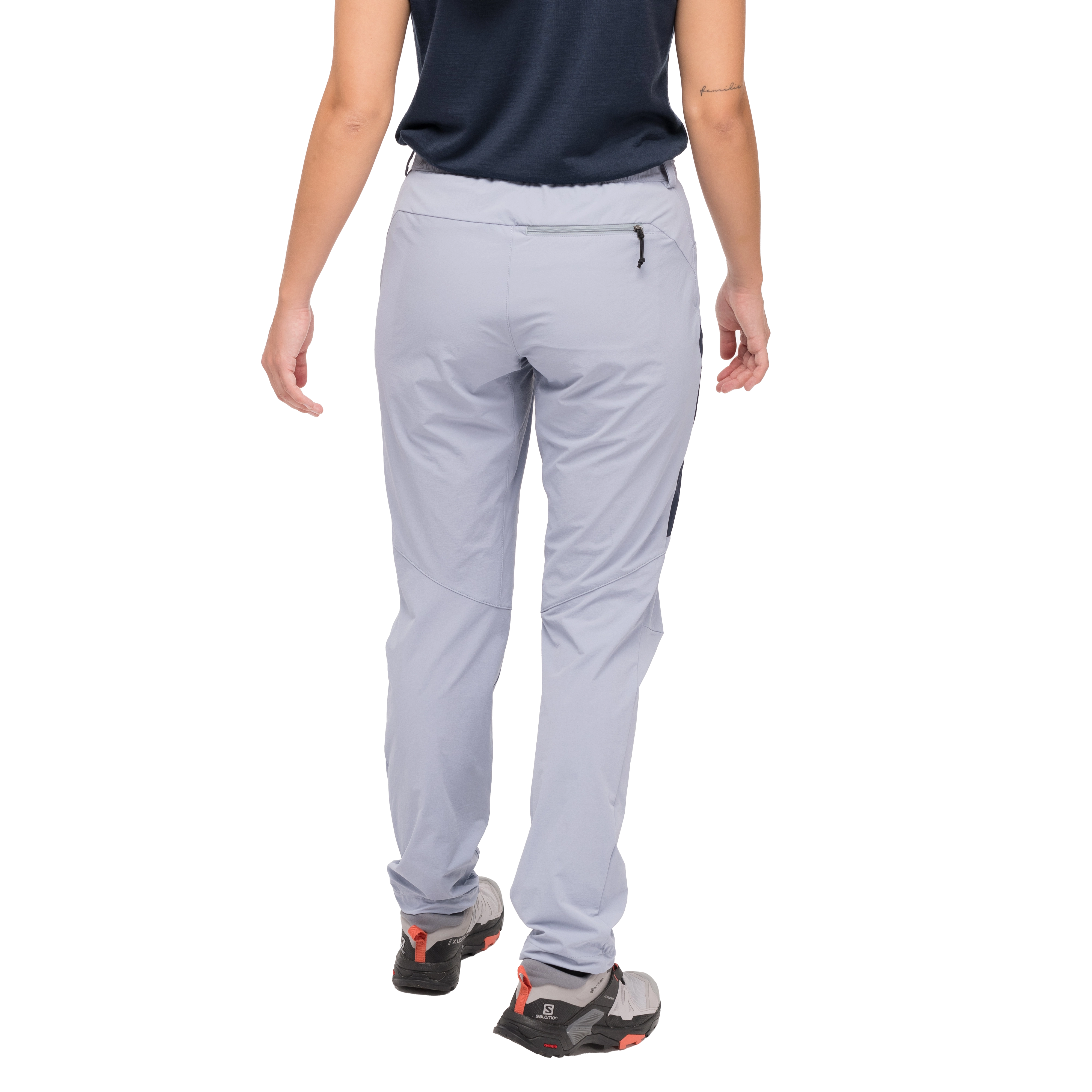 Vaagaa Light Softshell Pants Women Husky Blue / Navy Blue