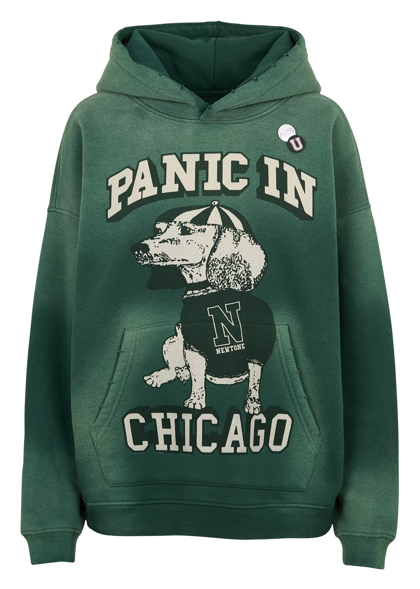 SKYLER CHICAGO - Sweat à capuche en coton mélangé | Vert