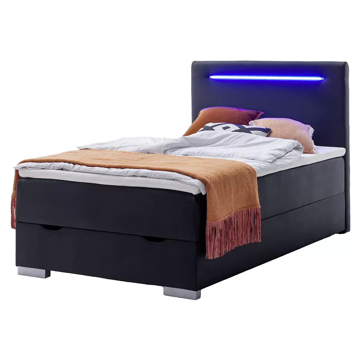 Boxspringbett Las Vegas I 140x200 Schwarz