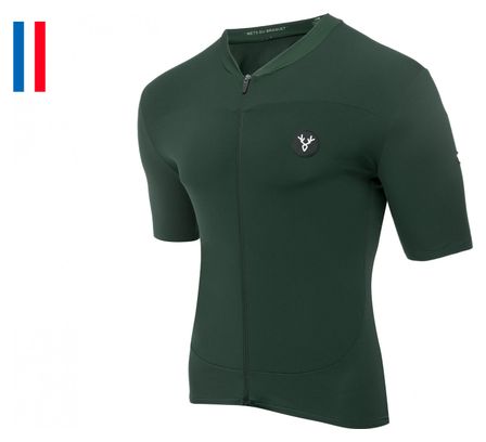 Produit Reconditionné - Maillot Manches Courtes LeBram Allos Vert Agave Coupe Ajustée