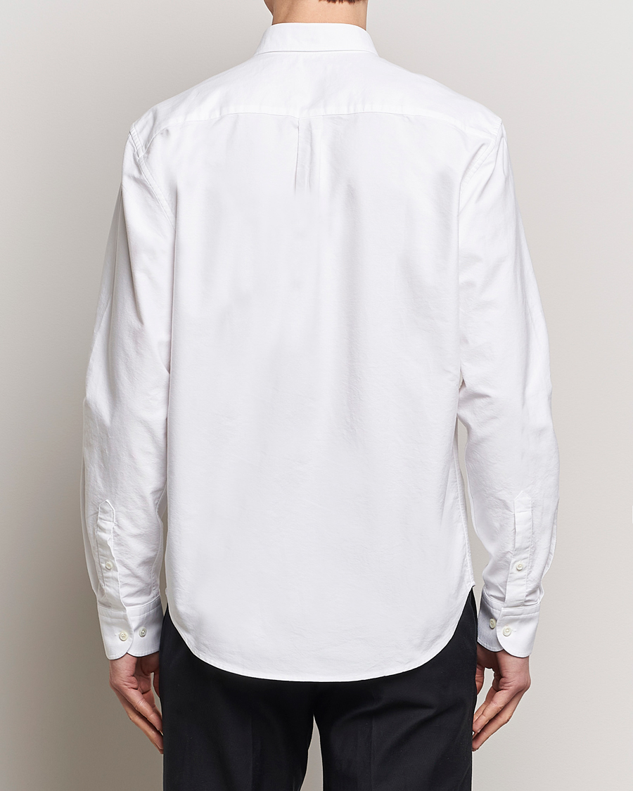 Oscar Jacobson Reg Fit BD Casual Oxford Optical White