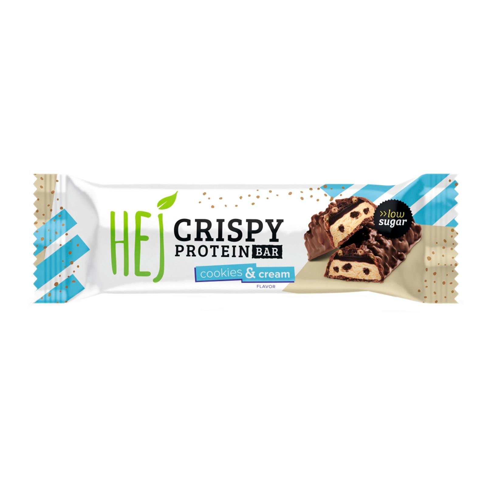 HEJ Cookies & Cream Crispy Protein Bar