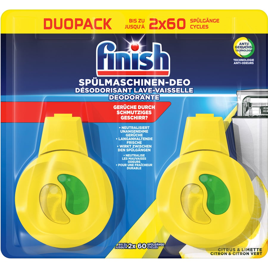 Finish Maschinenpfleger 2 x 4 Tabs