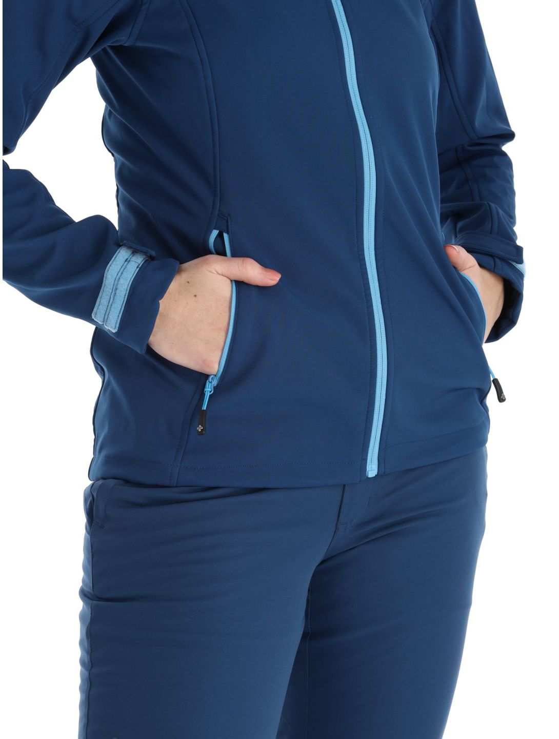 Ravia-w softshell ski-jas dames  grote maten