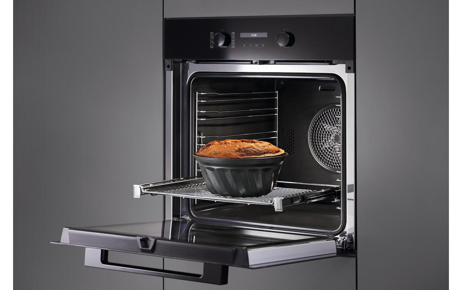 Einbaubackofen H 2861-60 B Schwarz A+<br>Backofen