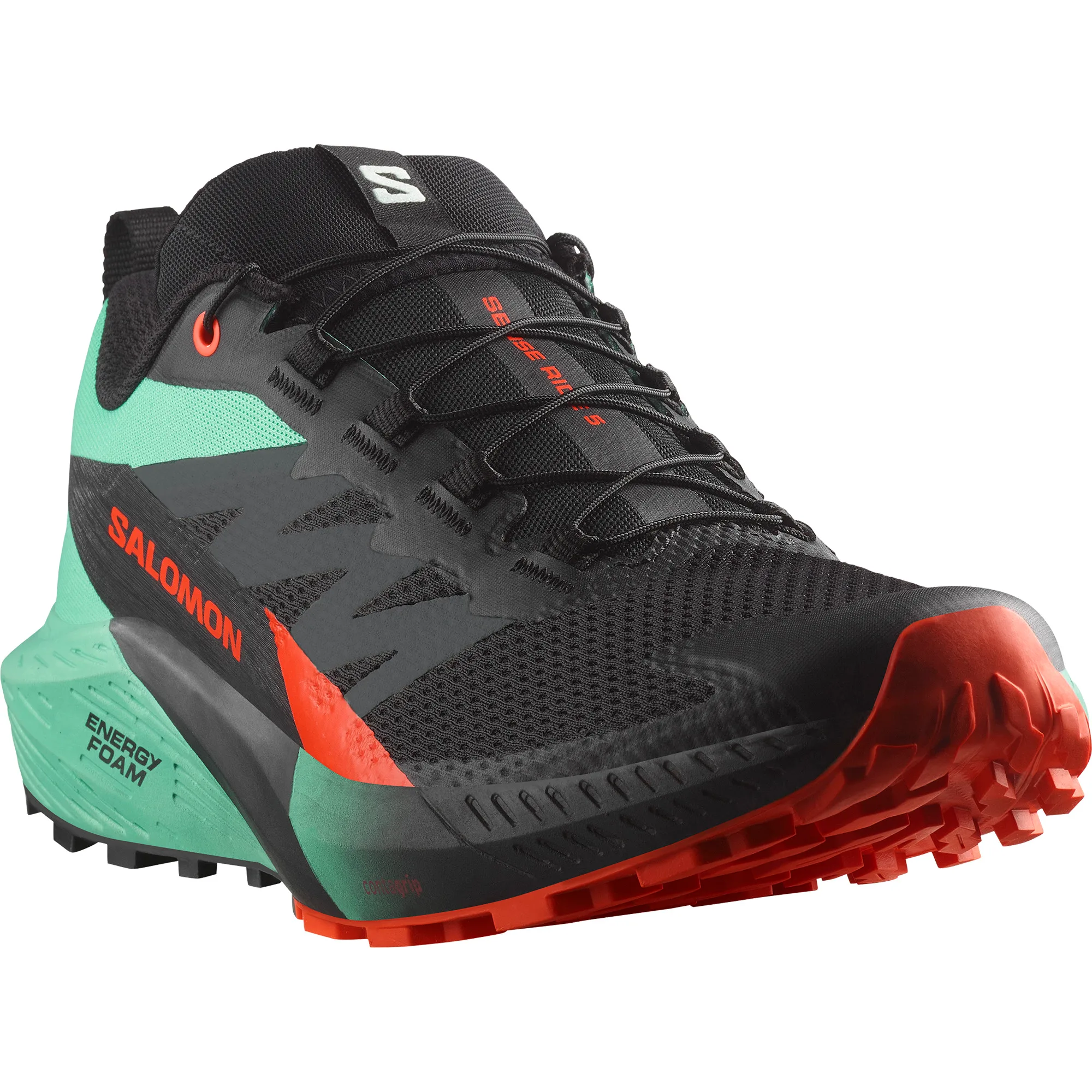 Salomon Sense Ride 5 Black / Bay / Cherry Tomato