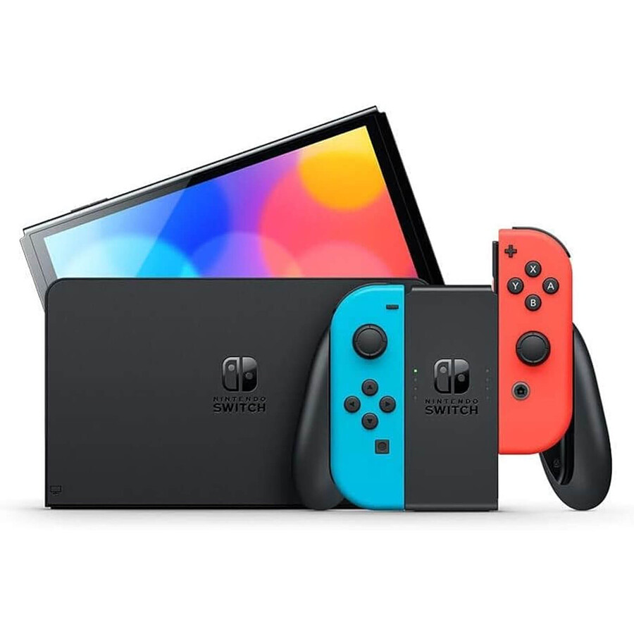 Nintendo Switch OLED - Bleu/Rouge