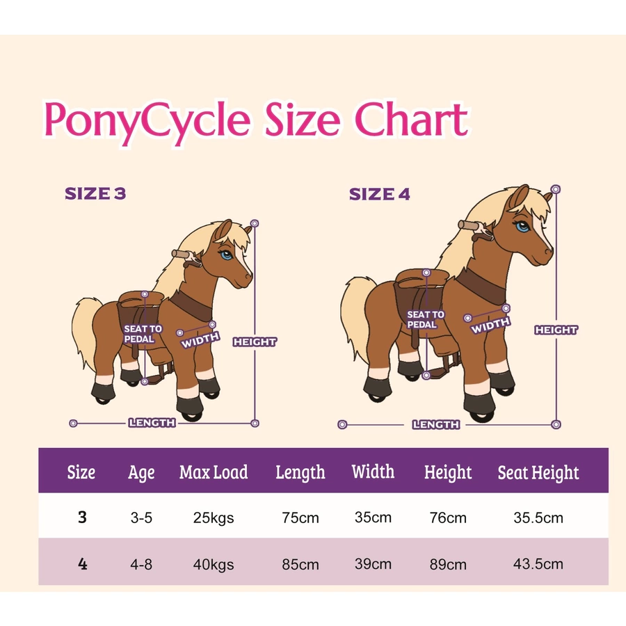 PonyCycle® Purple Unicorn - klein