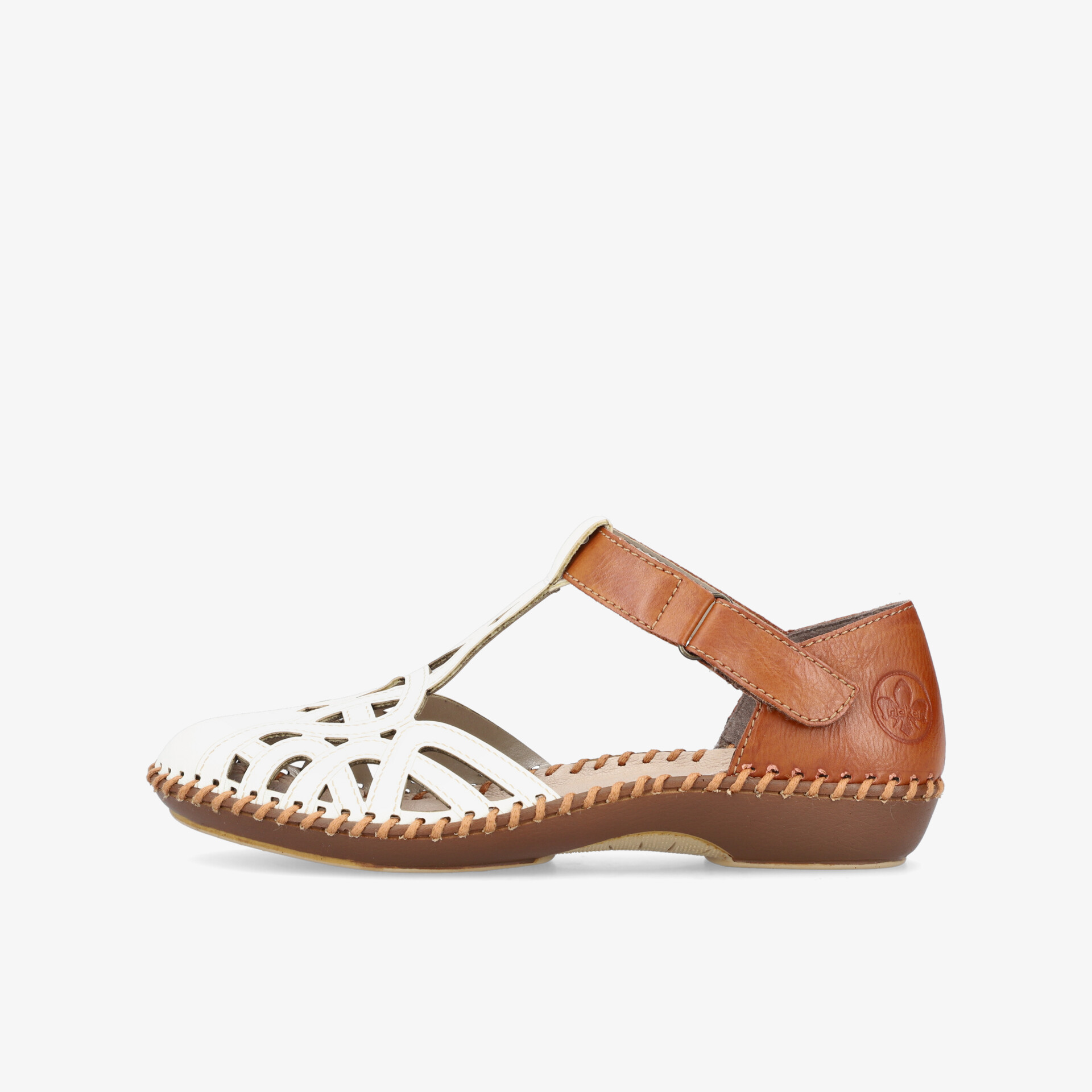 rieker Damen Sandalen weiß