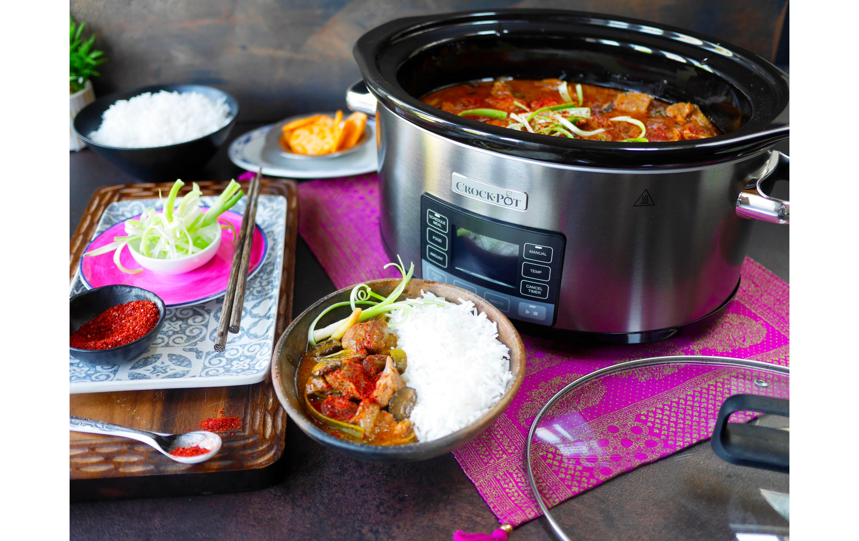Multicooker Time Select 5.6 l<br>Schongarer für das langsame Kochen für geschmackvolle und gesunde Gerichte