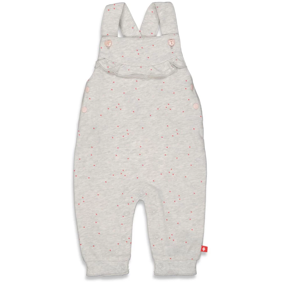 Feetje Latzhose Sooo Cute Grau Melange