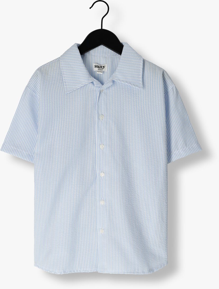 Salty Stitch lichtblauwe salty stitch blouse oversized blouse - salty stripes