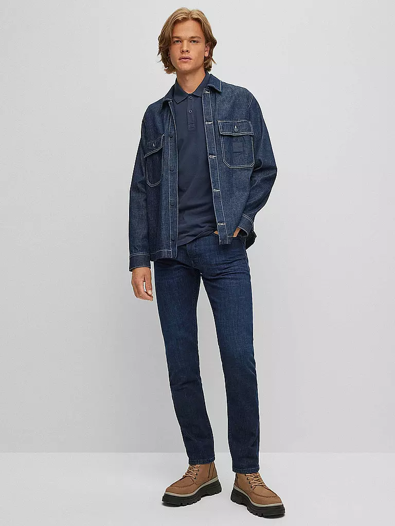 BOSS Poloshirt Regular Fit PRIME blau