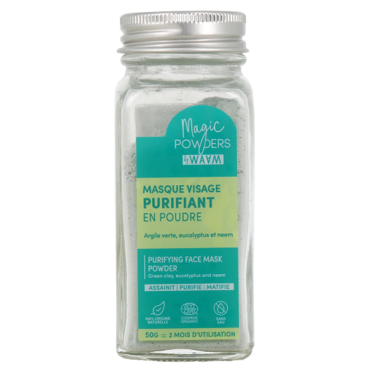 Waam Magic Powders masque en poudre purifiant - Peau mixte à grasse