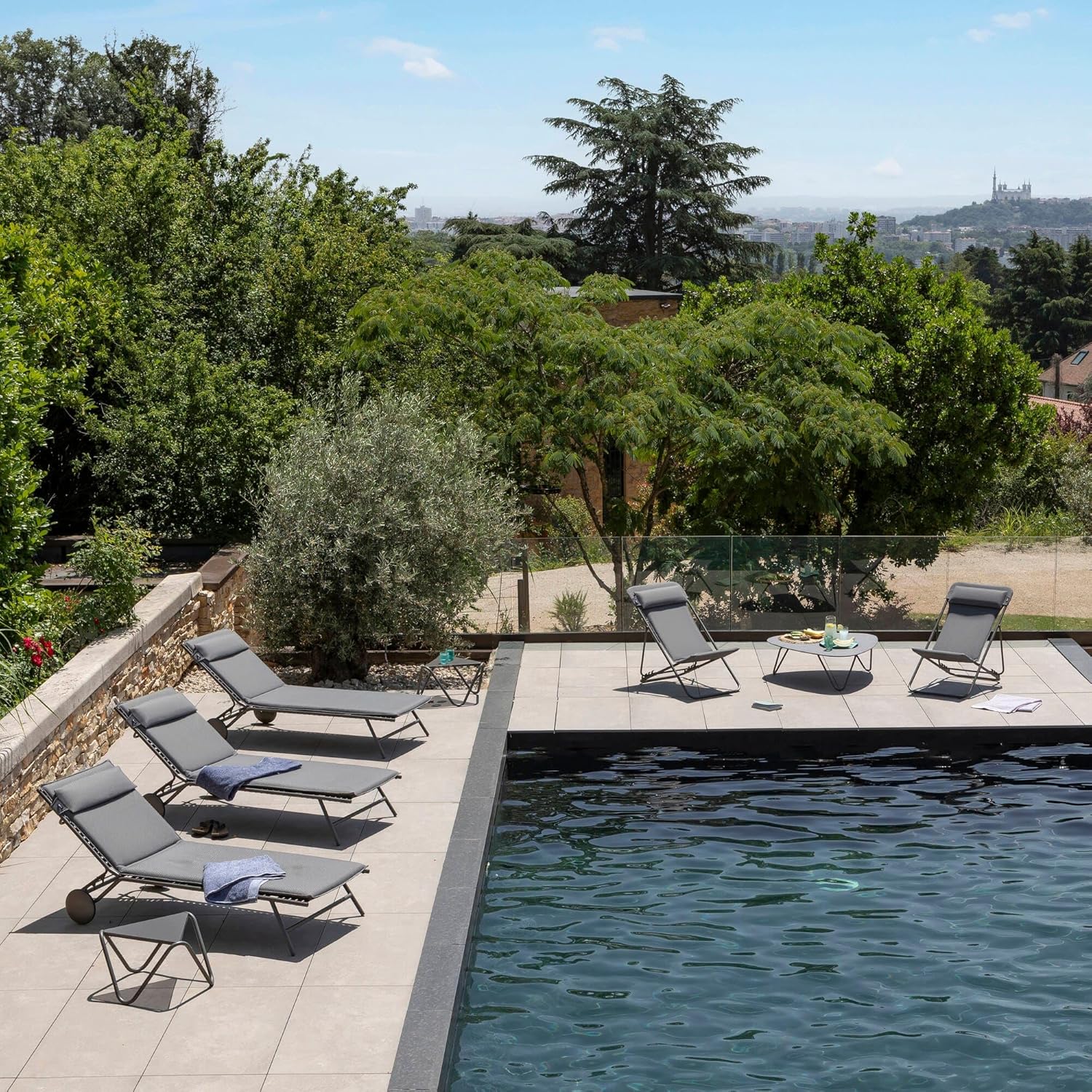 Lafuma Miami II BeComfort® Sonnenliege Silver LFM5173.8901