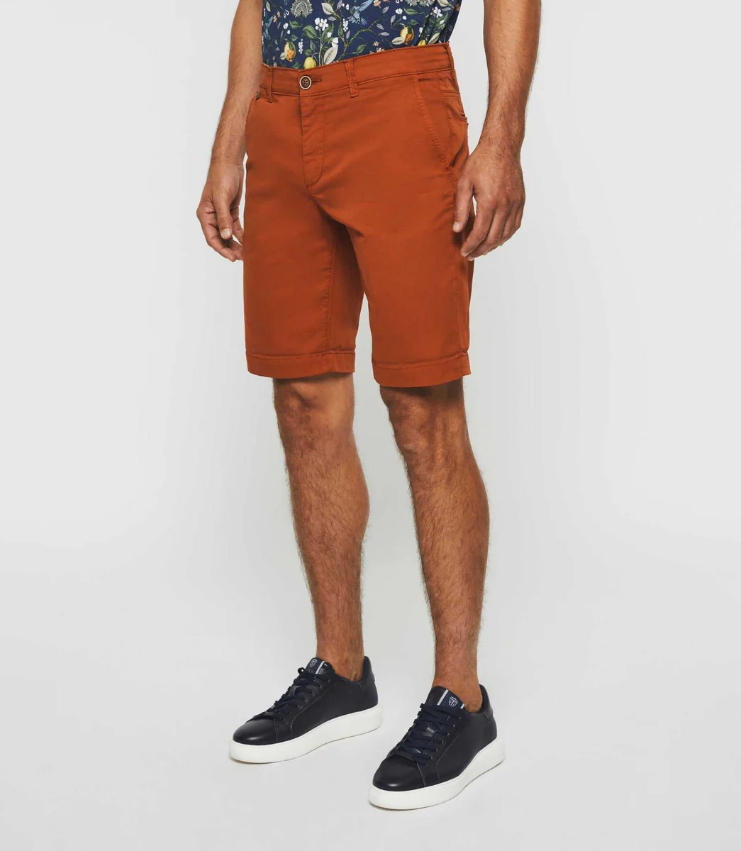 Bermuda fantaisie orange 