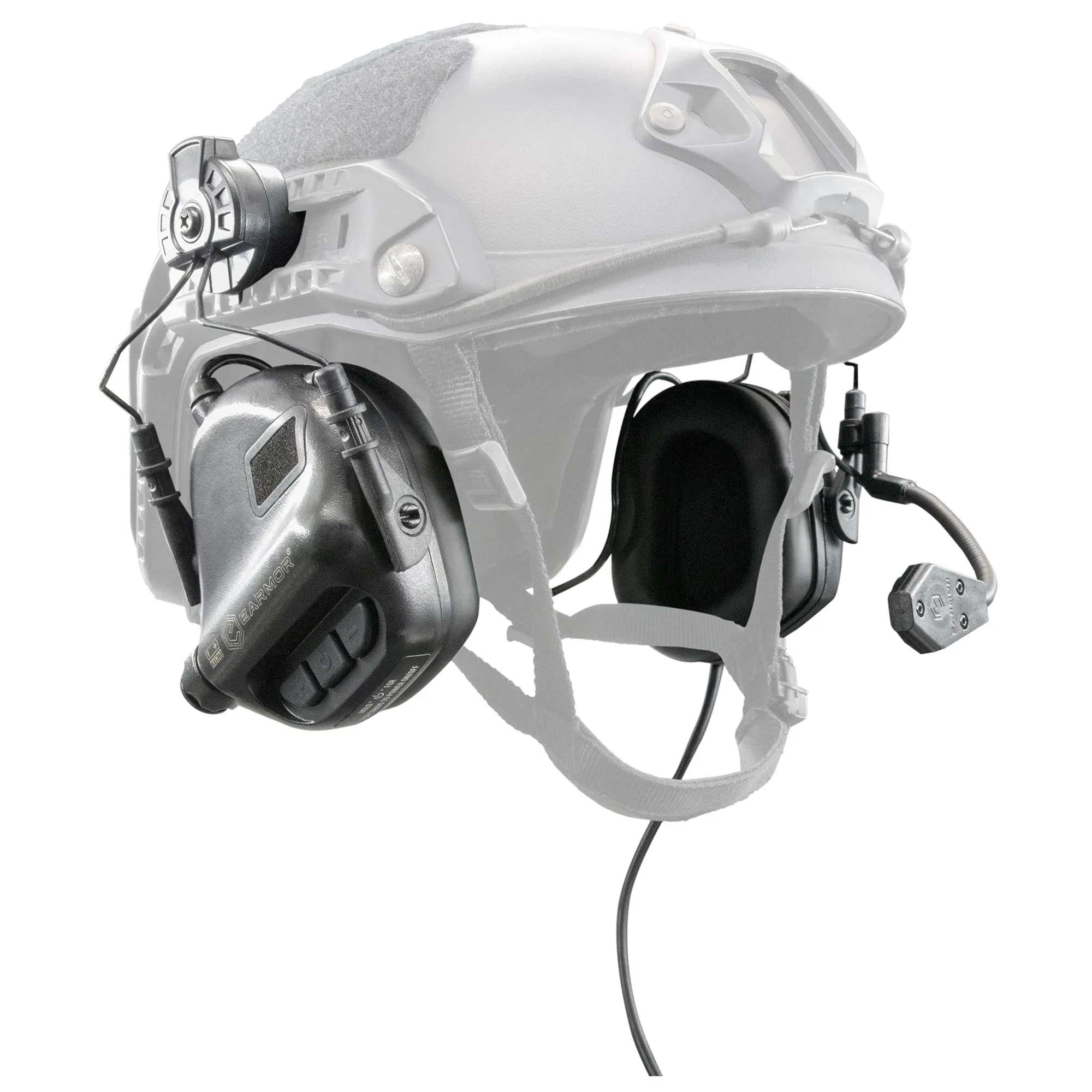 EARMOR -  Aktivgehörschutz M32 für FAST Helme NRR22