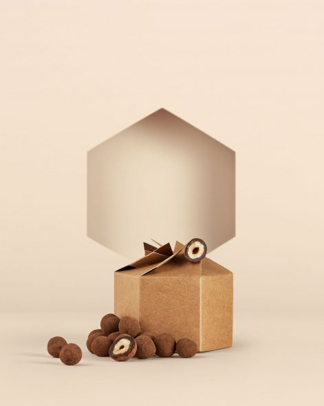 Dragées Noisette au Chocolat Noir 75% | Le Chocolat Alain Ducasse 150g