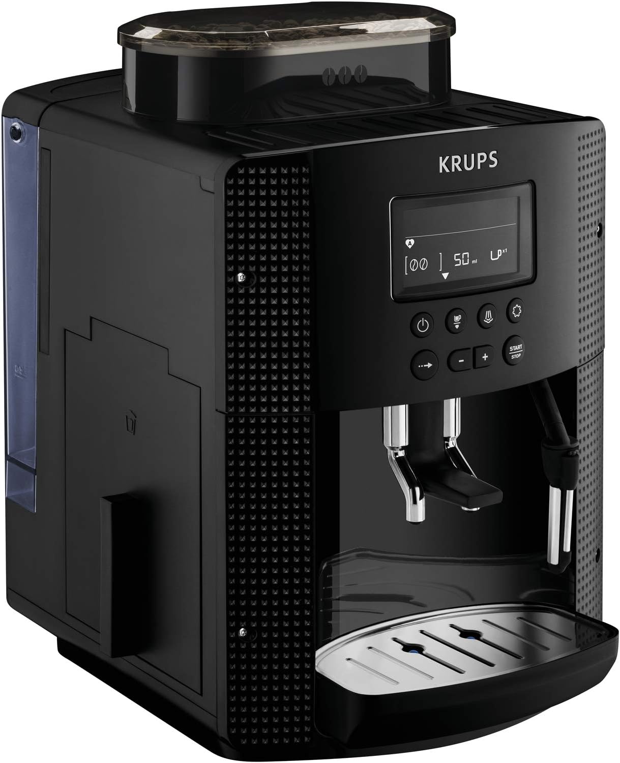 Krups Kaffeevollautomat 15 bar Automatische Reinigung Schwarz