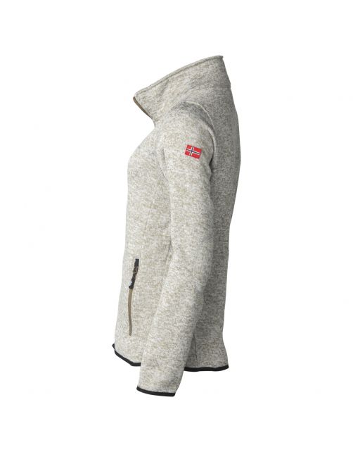 Nord Berg Dames Fleece Baps Taupe - Vrijetijdskleding