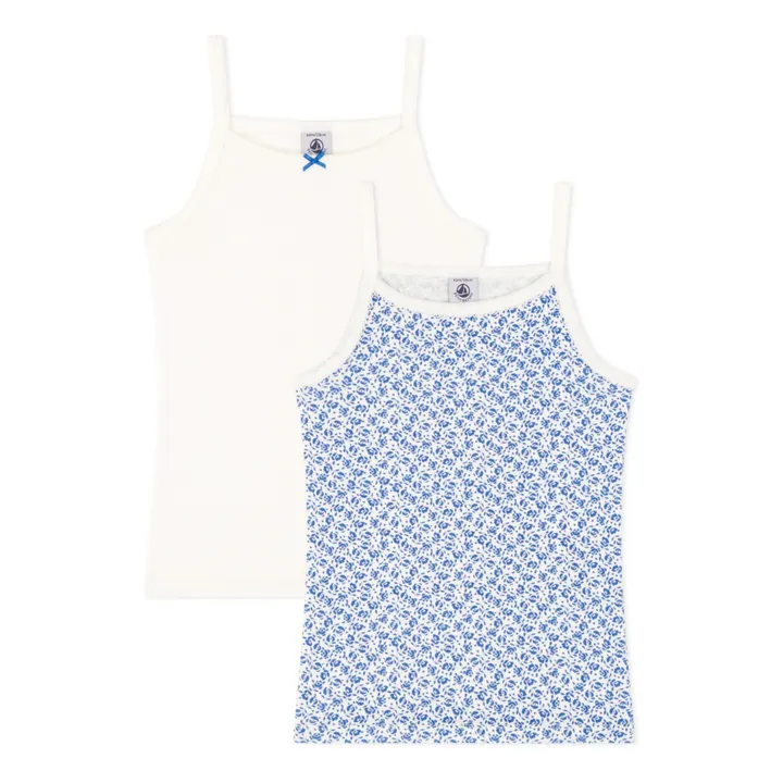 Petit Bateau Lot 2 Débardeurs Naoshima | Bleu marine