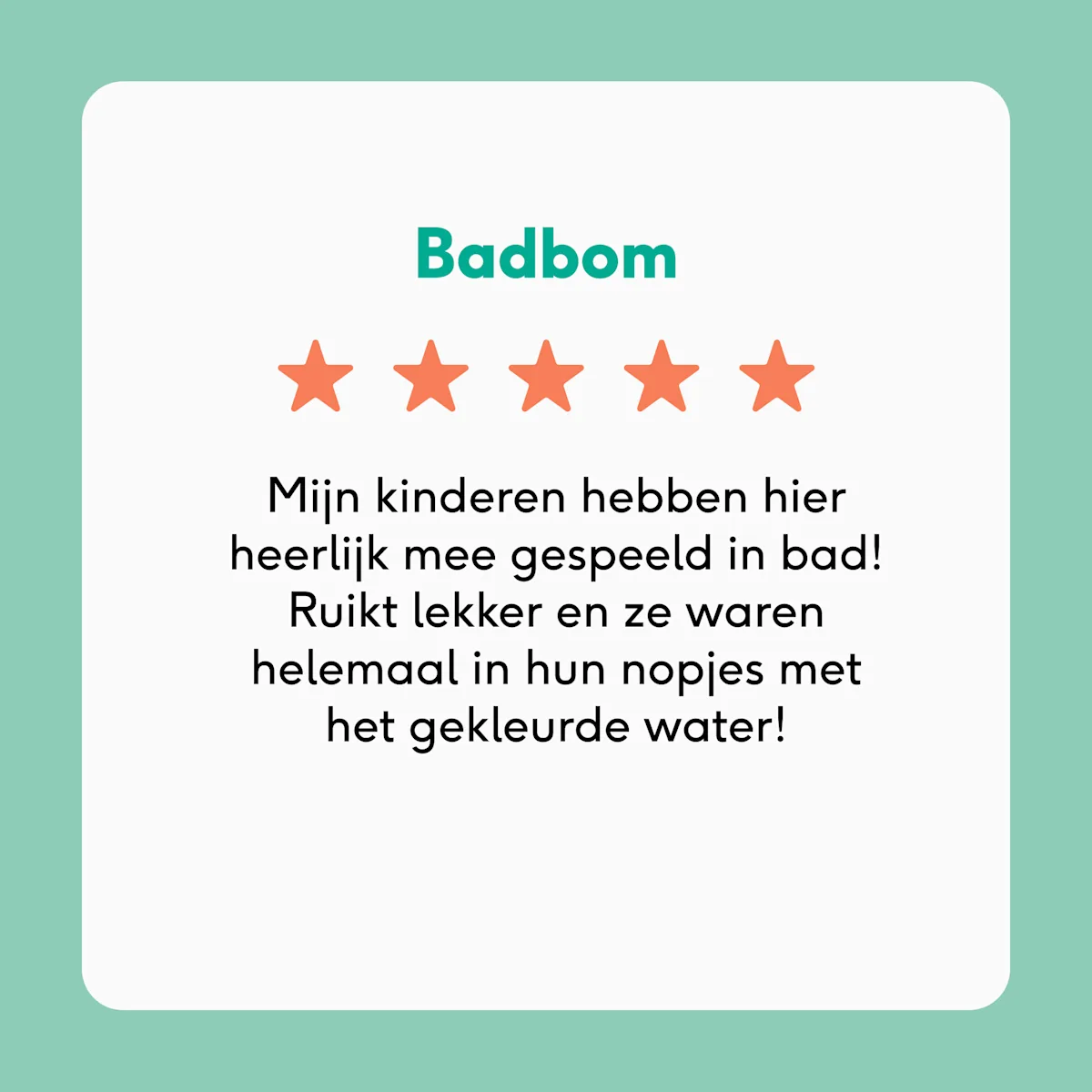 Bruisbal voor in bad Kids 100gr