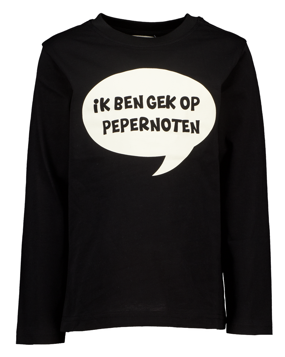Kinder T-shirt Lange mouwen Zwart kopen? Goed en goedkoop