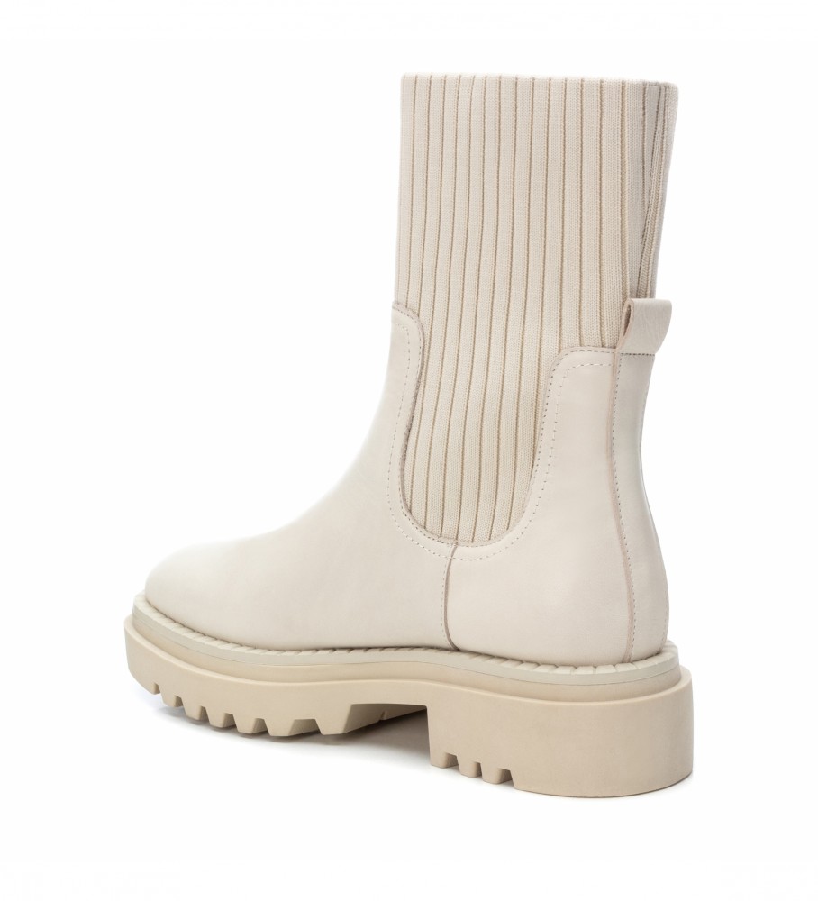 Botas de couro Carmela 160185 brancas