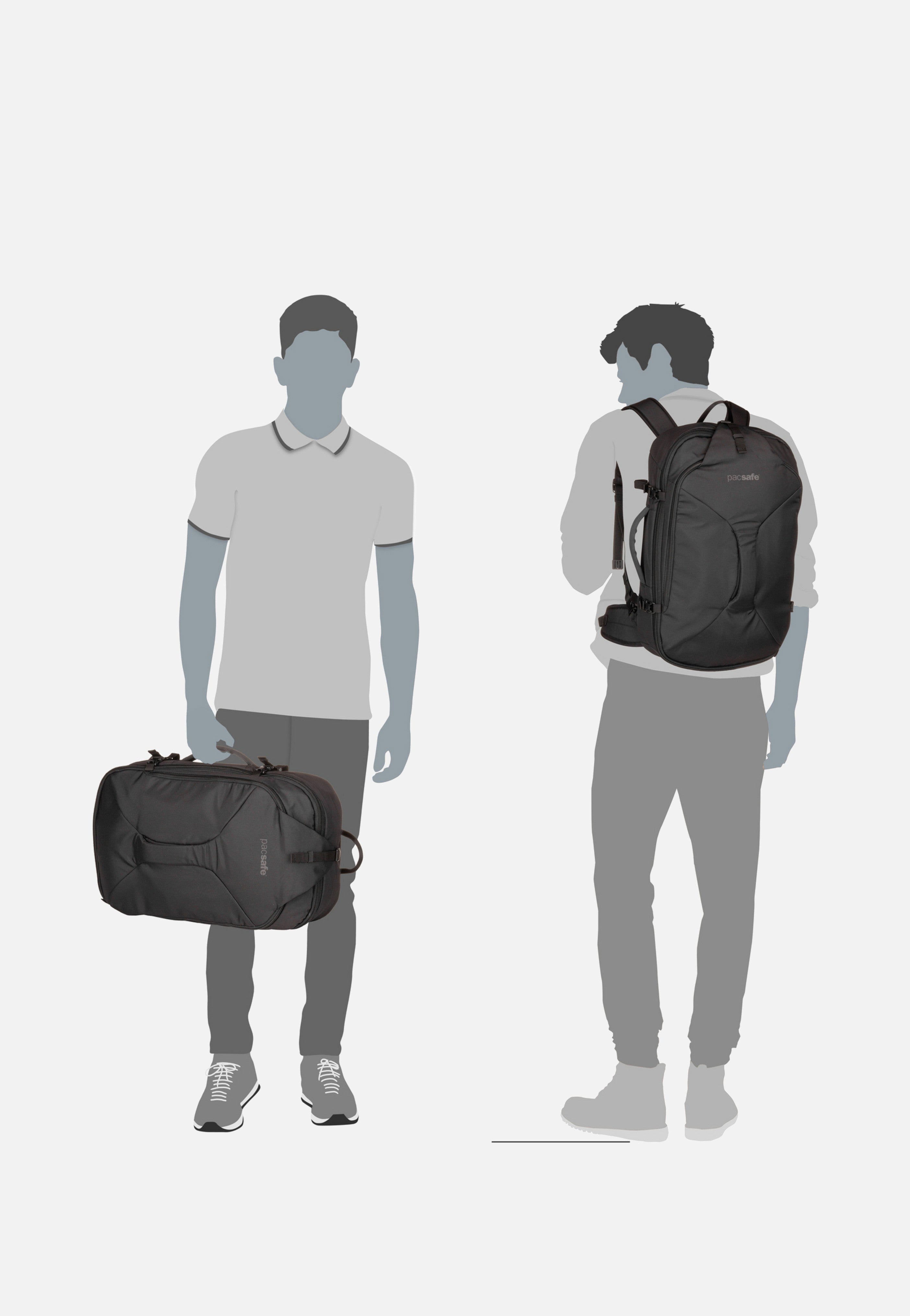EXP45 Carry-On Travel Black - Reiserucksack