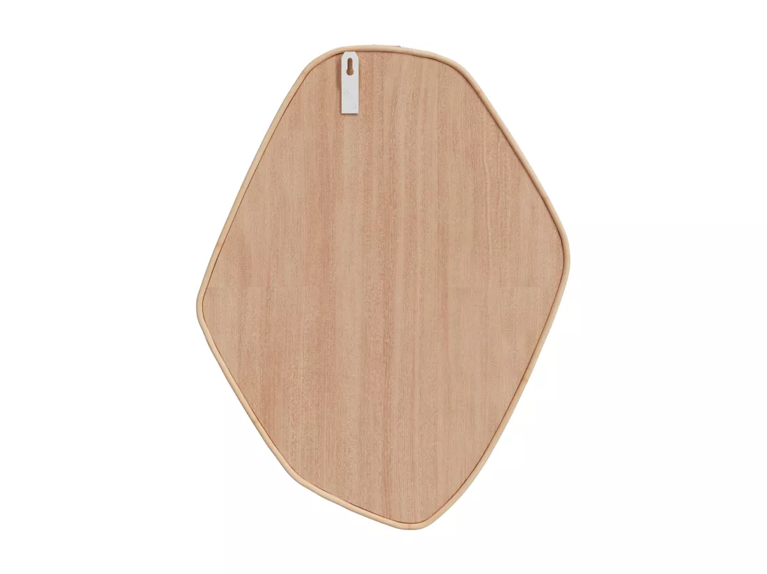 Miroir organique en rotin 76,5x53 cm - Tseri